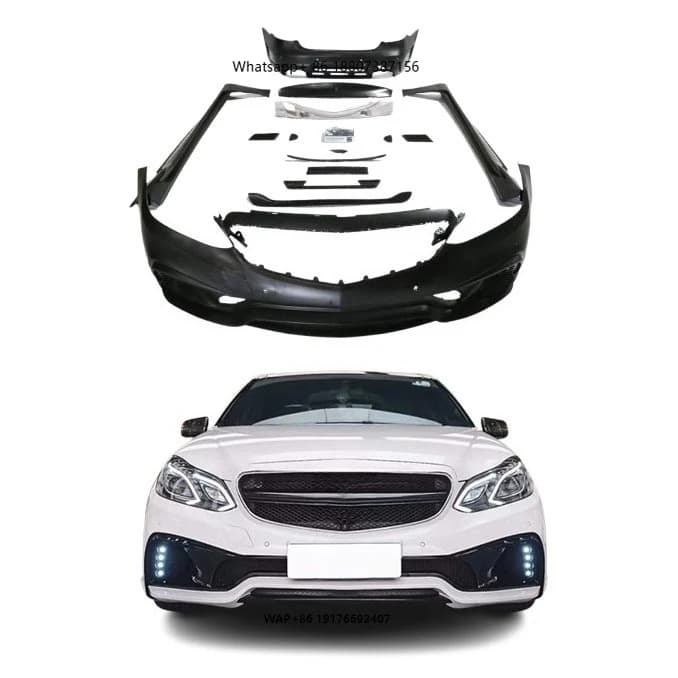 WD Style Body Kit for 2014-2016 MercedesBenz E Class W212 Upgrade High Quality Body Kits Front Bumper Rear Bumper Exhaust Pipe
