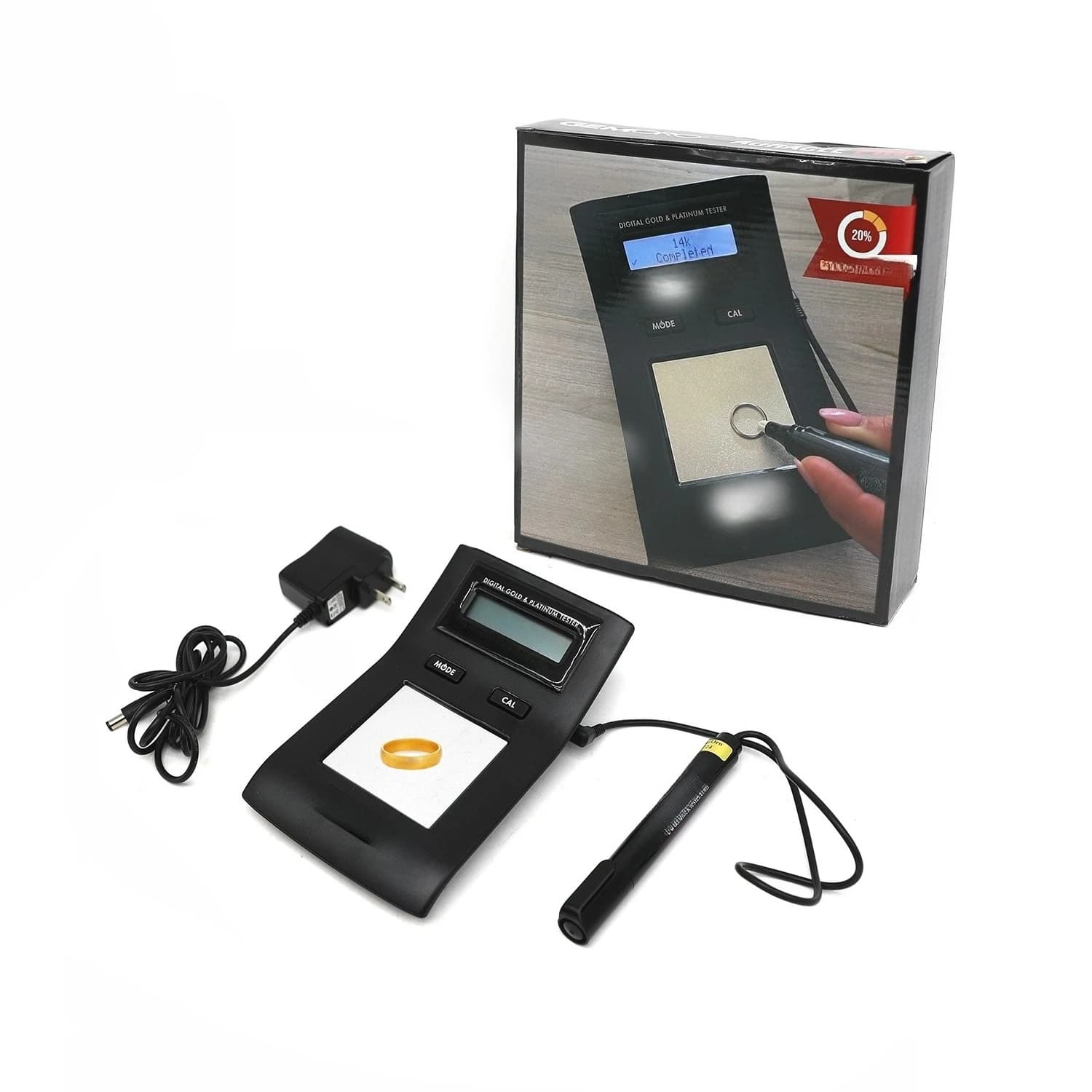2025 New Portable Gold Testing Machine Electronic Detector for Gold Platinum Rubber Material New Coming Jewelry Tools Equipment