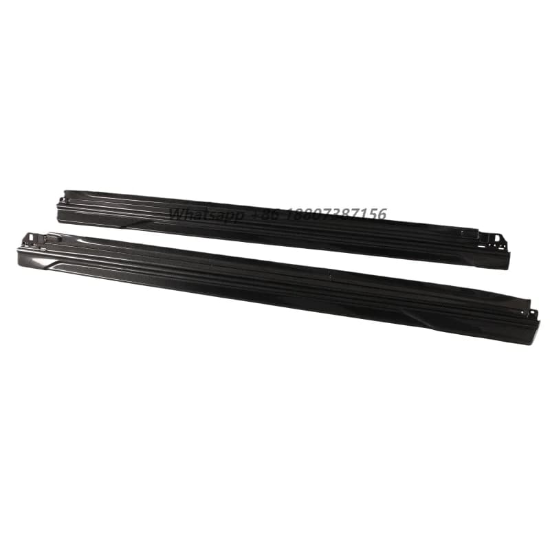 High Quality air Turbulence Dry Carbon Fiber Side Skirt Body Kit for   Upgrade PK Style Side Edge air Kit