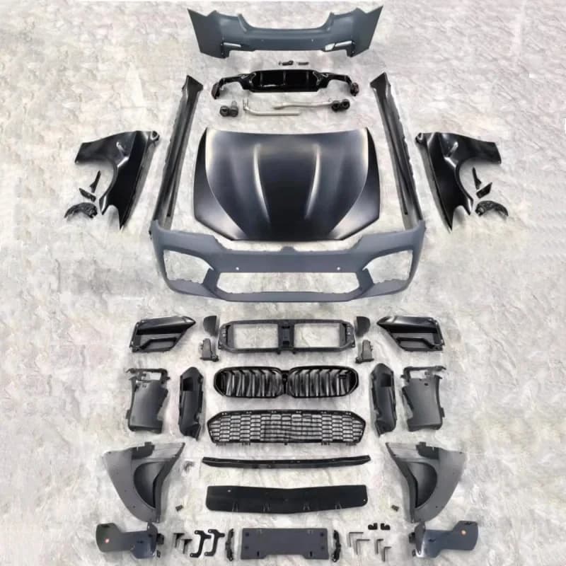 High Quality Body Kit Front Rear Bumper Grille Headlight Hood Side Skirt Fender Taillight For BMW F10 F18 2011-2017