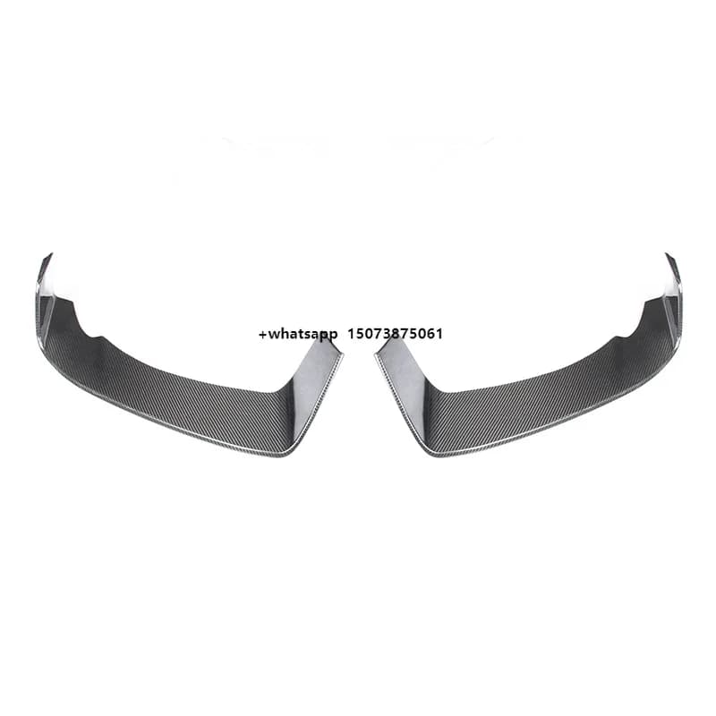 High Quality PT Style Dry Carbon Fiber Auto Accessories Bumper Front Splitter for  F8 Carbon Splitter