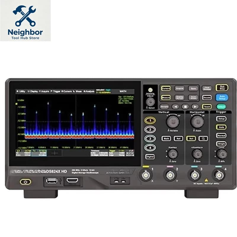 -Bit Rolution Digital Oscilloscope 0M 4-Channel G Sampling