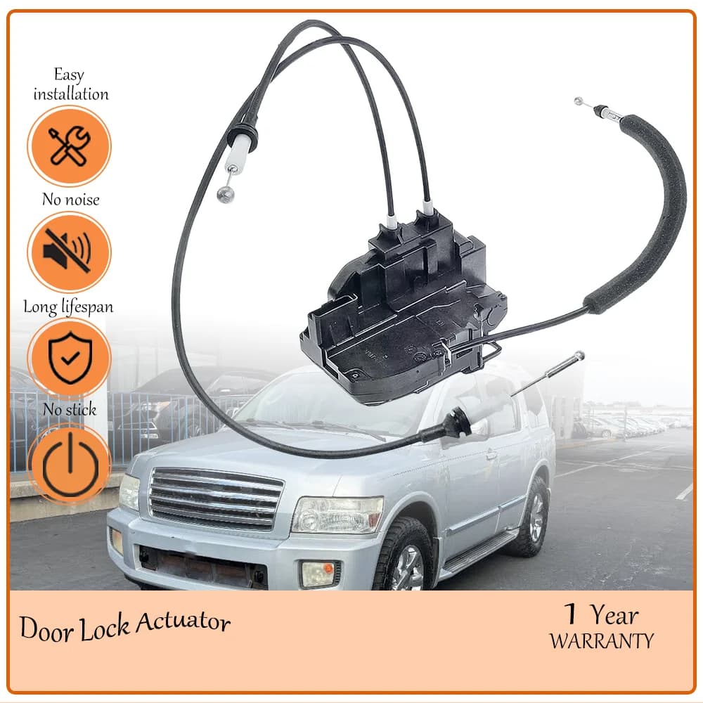 Rear Left Door Lock Latch Compatible With Infiniti QX56 2004-2007 oem 937-230,82501-7S00A,100DLA1003S Assembly Replacement