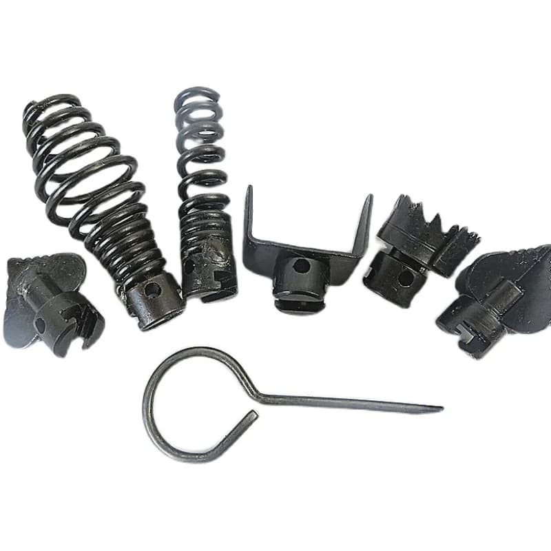 10PCS Dredge Machine Spring Dredge Pipe Special Electric Drill Accessories Cutter Head 16mm Spring Cleaning Machine General Tool