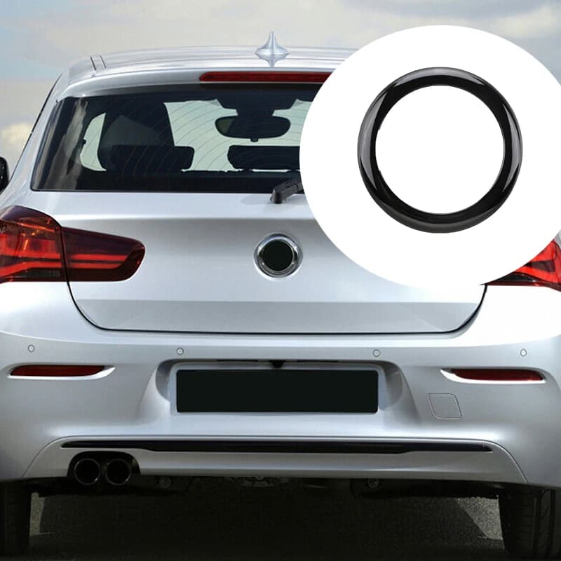 1PC Auto Gloss Black Rear Badge Boot Ring Surround For Bmw F20 F21 1 Series M135i M140i Durable Automotive Parts Exterior Parts