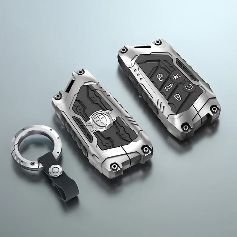 NEW Zinc Alloy Car Key Case Cover Fob For Volkswagen VW Golf 7 ALLTRACK MK7 Tiguan SEAT Ateca Leon FR 2 Ibiza Skoda Octavia