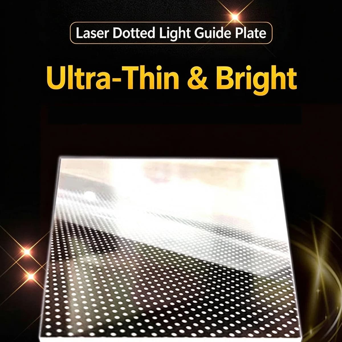 Dot Matrix Acrylic Light Guide Plate Clear PMMA LGP Diffuser Panel 2-20mm DIY Optical Panel Mechanical Tool Parts