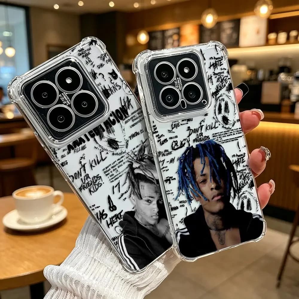 Transparent Phone Case For infinix HOT 10S 50 60 70 NOTE 30 60 SMART 7 8 9 10 20 Shockproof Case Cover Rapper X-XXXTentacions