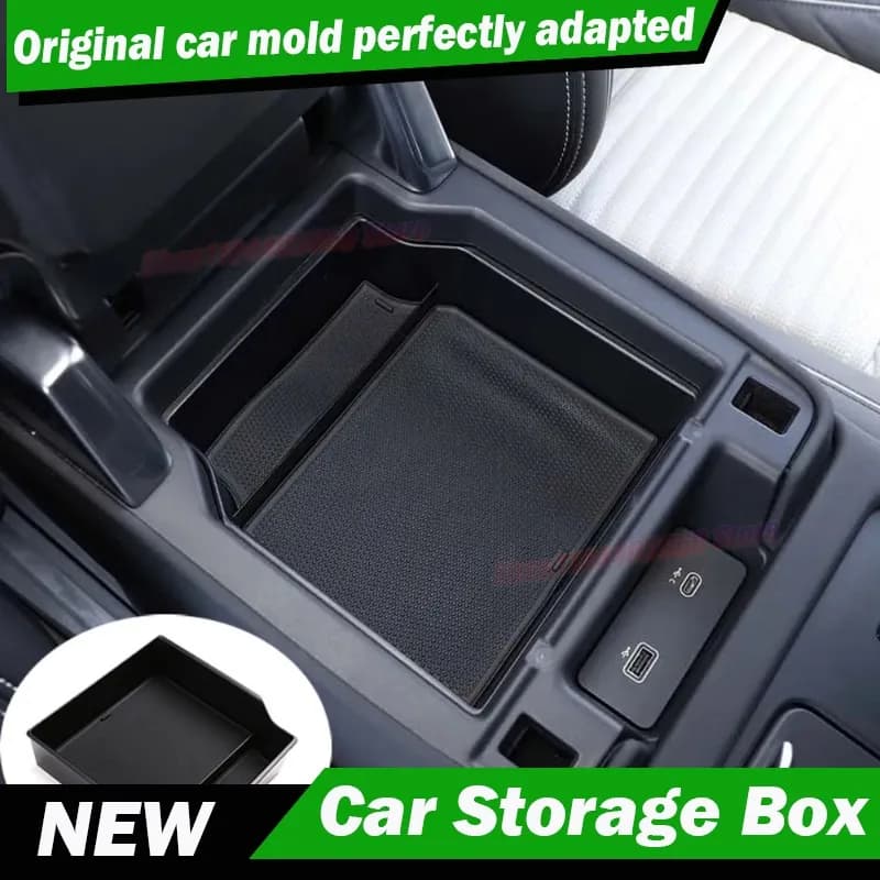 Car Interior Accessories Cup Holder Armrest Storage Box Stowing Tidying For Land Rover Discovery 5 2021-2022 Auto Interior