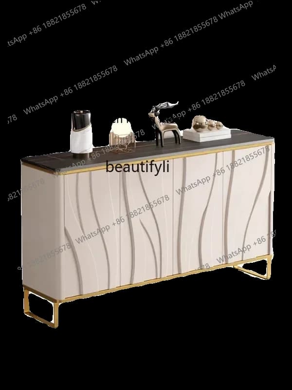 B178  Light luxury porch cabinets, high-end home entry, modern simple lockers, living room partitions, wall decorative cabinets