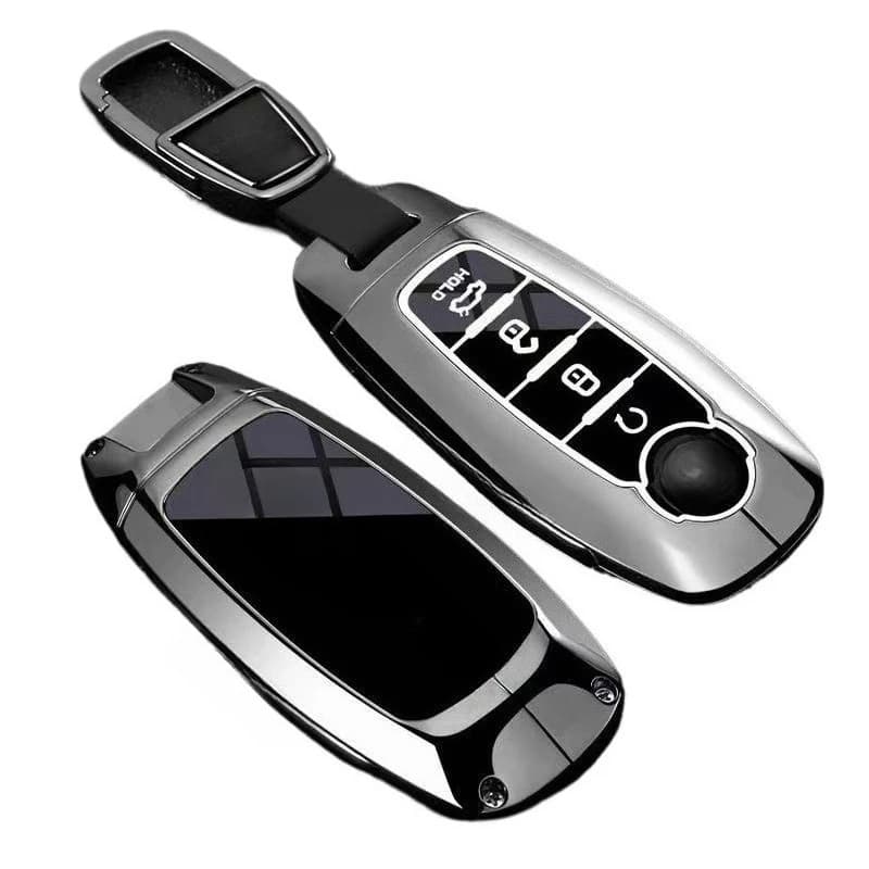 Zinc Alloy Key Cover Case for Nissan Sylphy/Teana/Pathfinder/Tiida/Kicks/Qashqai/X-Trail/Terra/Bluebird - Key Fob Shell
