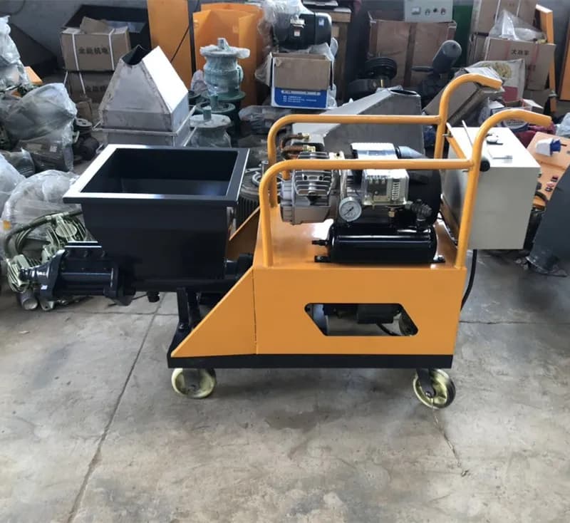 New Multi-functional Cement Mortar Spraying Machine, Fireproof Coating Spraying Machine, Plunger Type Spraying Machine