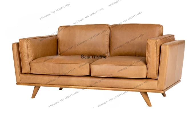 12Nordic Technology Fabric Sofa Small Apartment Modern Minimalist Living Room Sofa