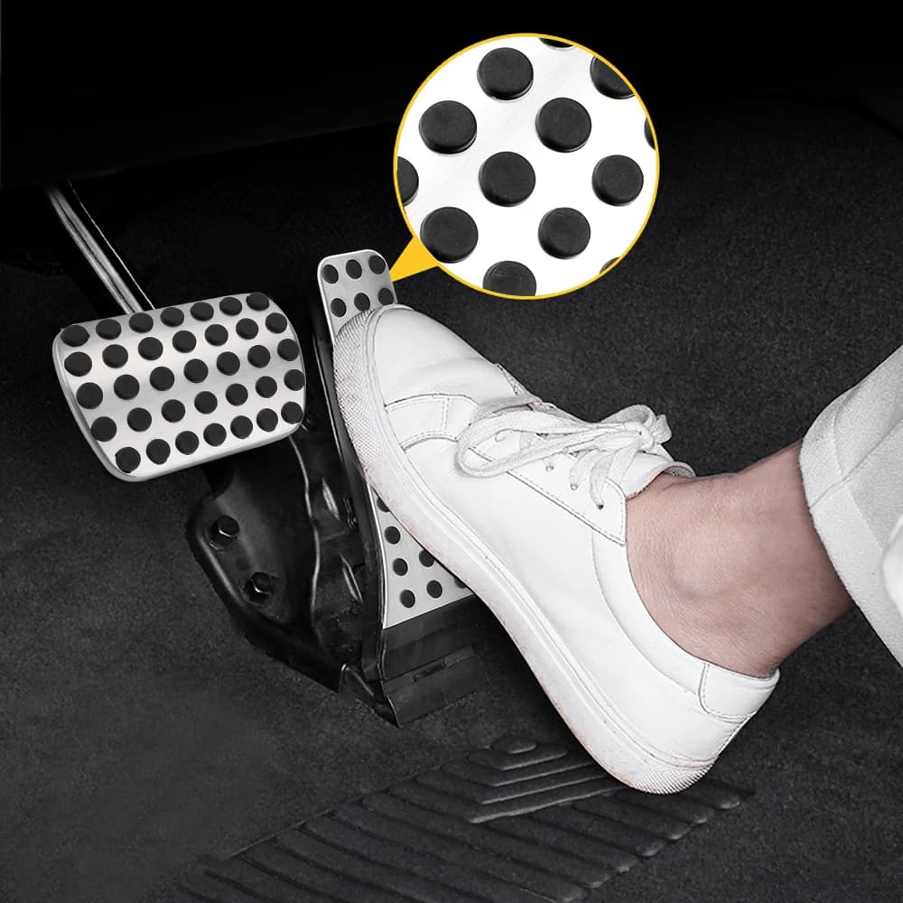 For Mercedes Benz C E Class CLS GLK SLK W205 W213 X253 2016-2019 Stainless Steel Car Gas Fuel Brake Pedal Trim Car Accessories