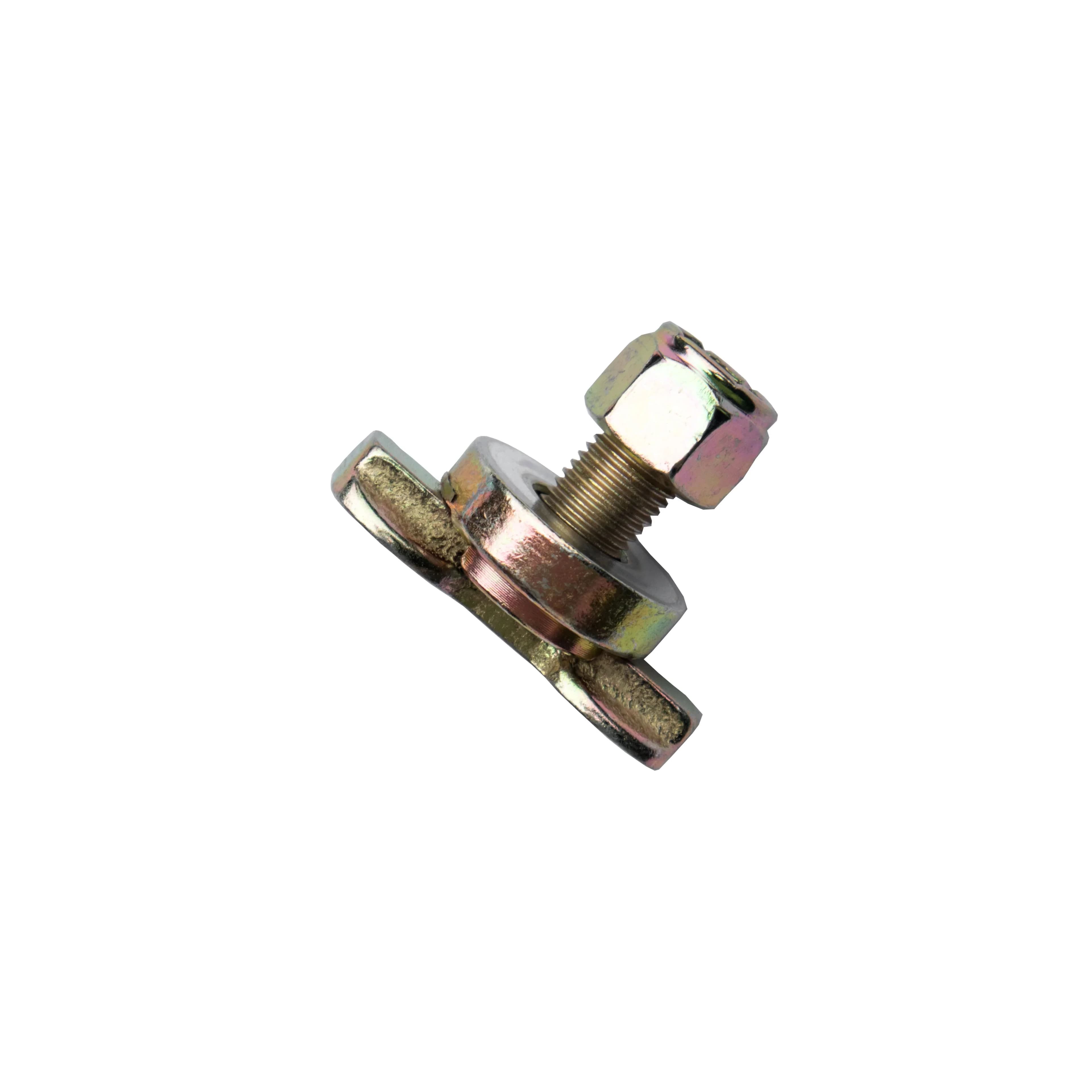 Sell Well Factory Price L Track Double Stud Fitting Lug Threaded Truck E Track Accessories For Airline Trailer Flatbed Tie Dow