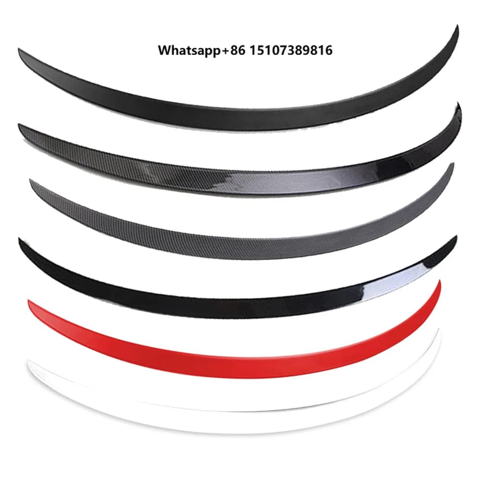 ABS Carbon Fiber Rear Spoiler Tail Fin for Model 3 Highland Refreshed Version