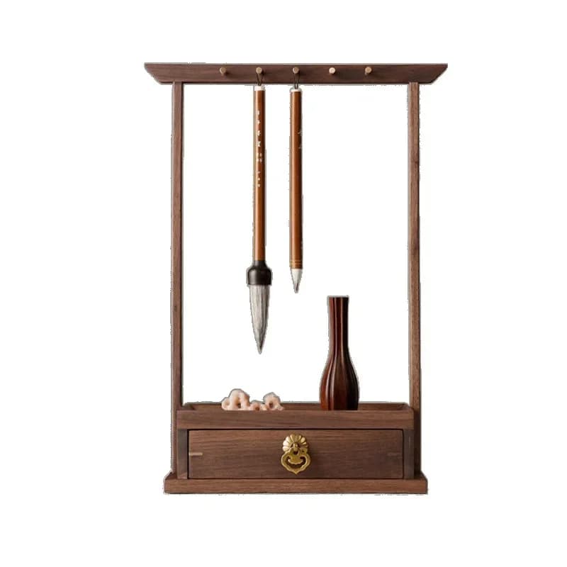 Wenwan storage box shelf brush holder ornament