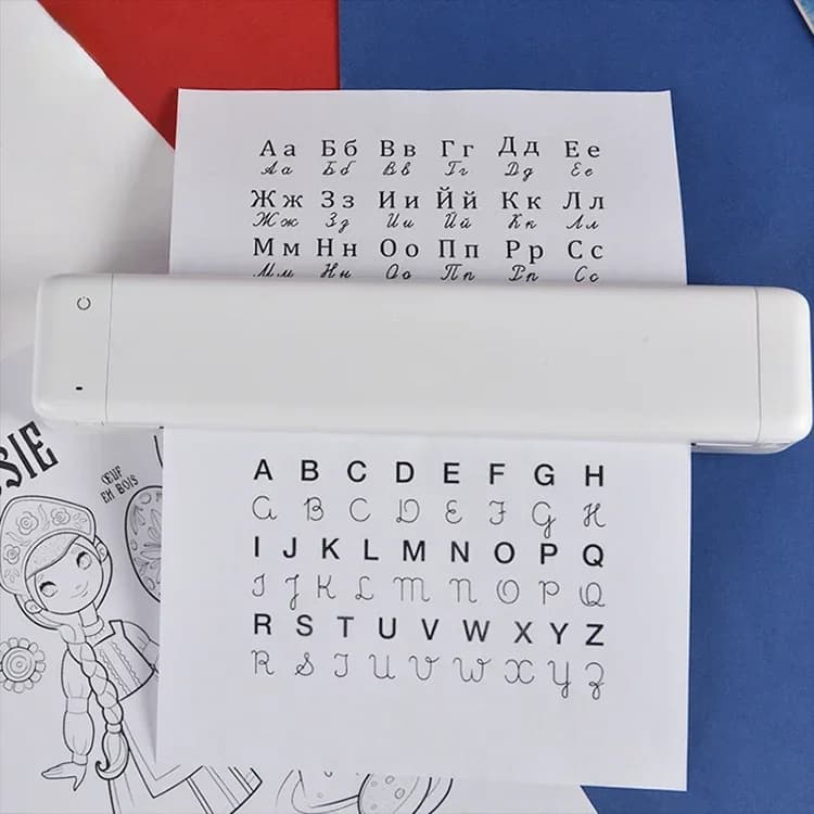 Wireless Mobile Printer Normal A4 Paper Portable Printer for SOHO Office