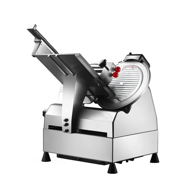 Restaurant  Frozen Bacon 12 Inch Desktop Electric Cooked Meat Slicer Automatic Steak Cutting Machines