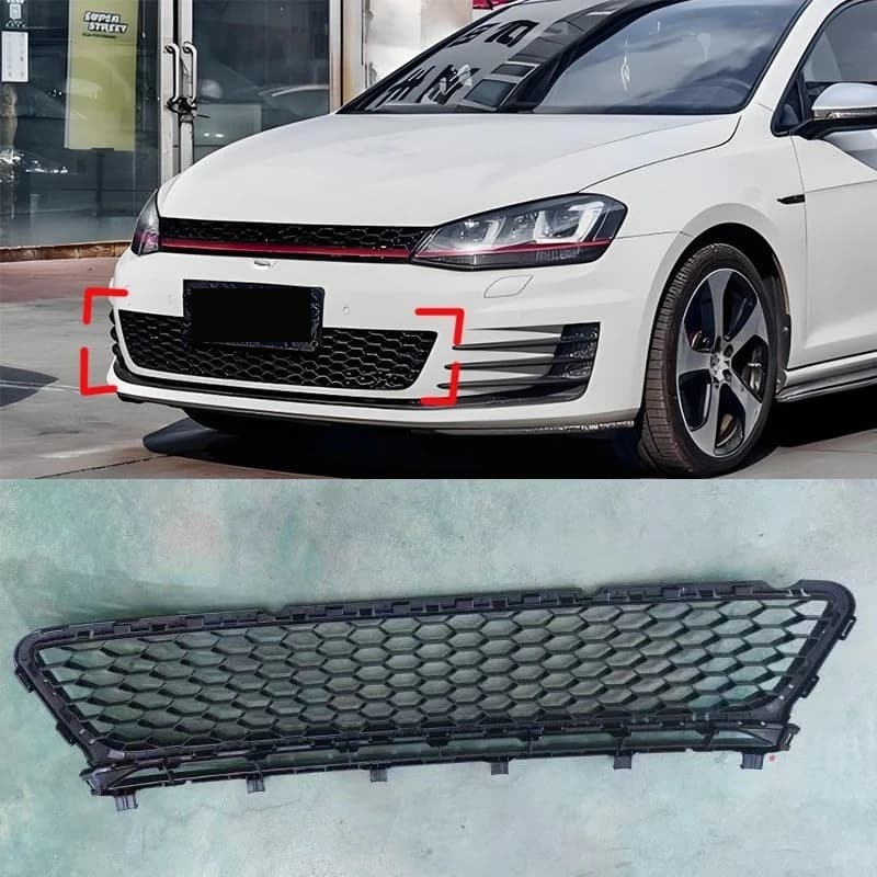 For Volkswagen Golf 7 GTI 2014-2017 Front Lower Bumper Grille Air Intake Mesh Grill Exterior Modification Auto Accessories Parts