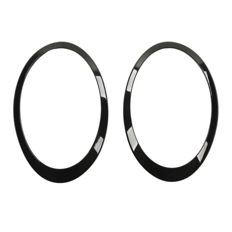 2pcs Gloss Black Headlight Surround Cover Trims Molding for 2016 2017 2018 2019 2020-2022