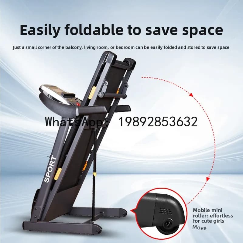 XL   Light Commercial Home Office Ultra-Quiet Aerobic Electric Treadmill Direct Sales Indoor
