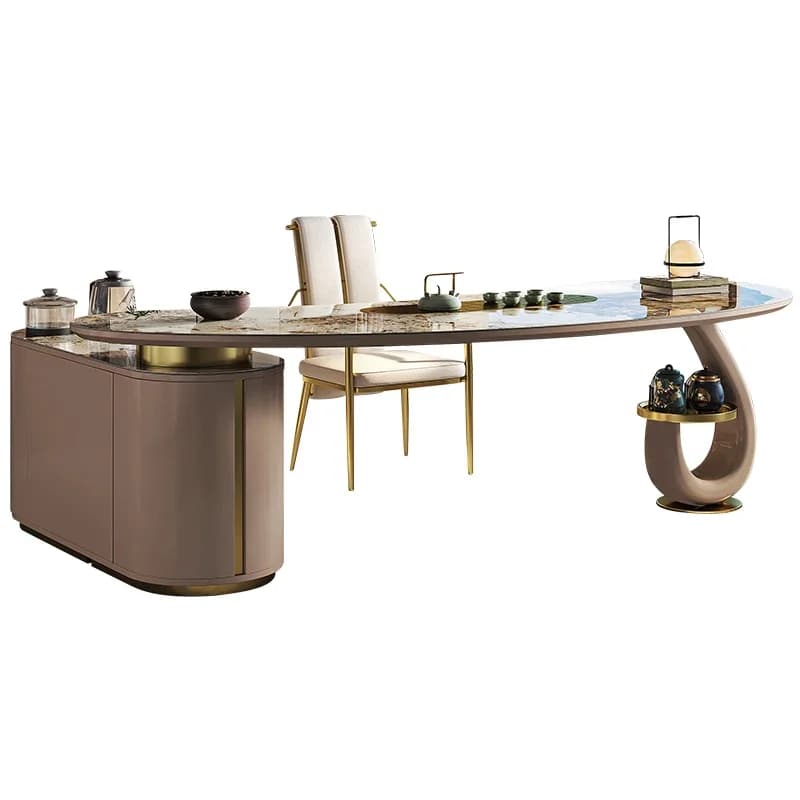 CX light luxury modern high-end sense simple high-end office tea table and chairs