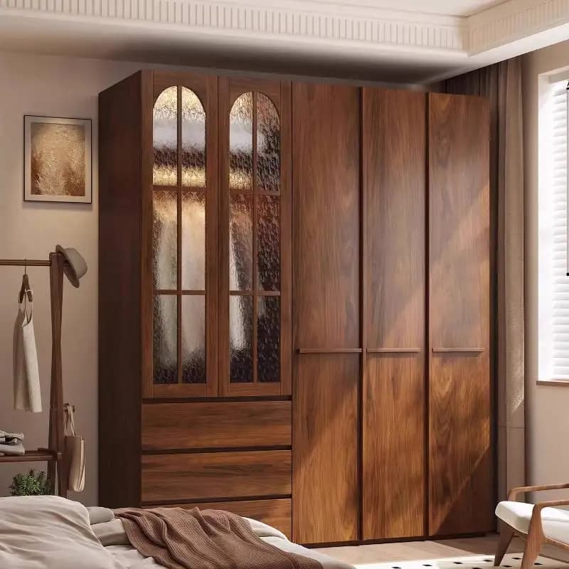 Long Room Underwear Wardrobes Wood Doors Japanes Dressing Armoire Wardrobes Clothes Storage Armario De Ropa Furniture For Home
