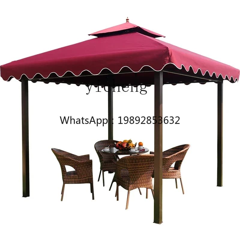 TQH outdoor pavilion chalet courtyard garden agritainment farm tent outdoor wrought iron pavilion