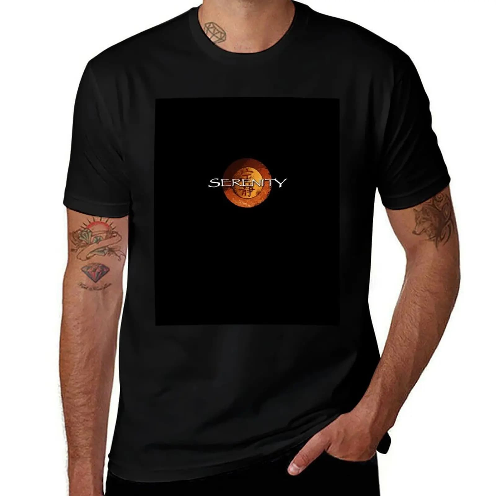 Firefly Serenity T-Shirt Novelty Print Casual Tee Shirt T-Shirt