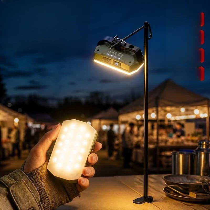 Stall light Outdoor camping light Emergency light Long battery life Night market stall charging magnetic work light