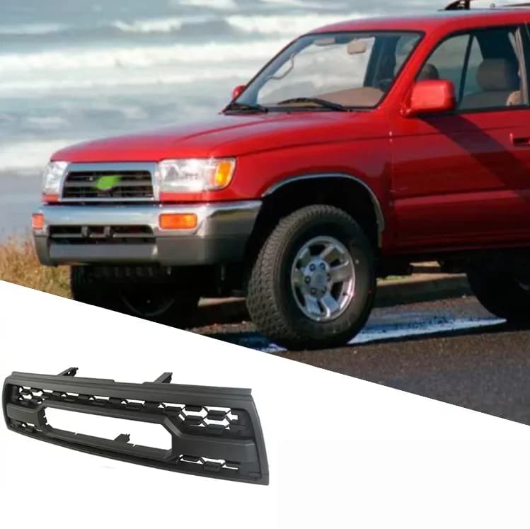 LUFENG Accessories Offroad Parts 1996-2002 Black ABS Plastic Car Bumper Grill Fit For 1996-2002 Toyota 4runner Hilux Surf