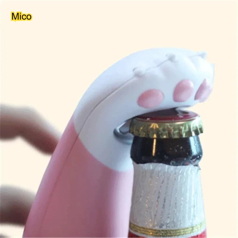 Cute Cat Paw Bottle Opener, 2024 New Creative Desktop Decoration, Bar & Kitchen Ornament