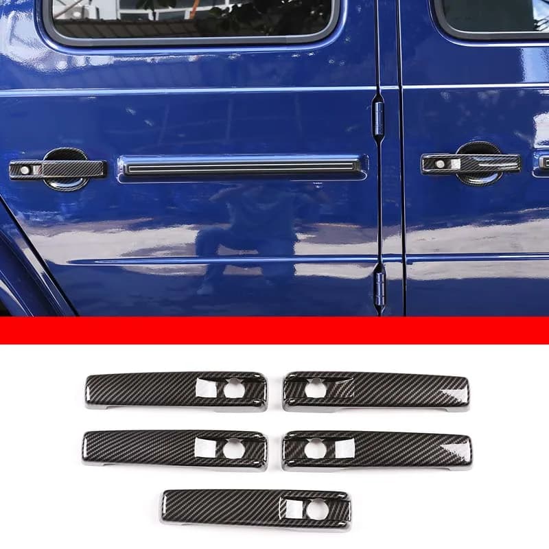 Door Handle Protection Cover for Mercedes Benz G Class W461 W463 G63 G500 G350 2004 - 2021 Car Handle Cover Decorative Frame ABS