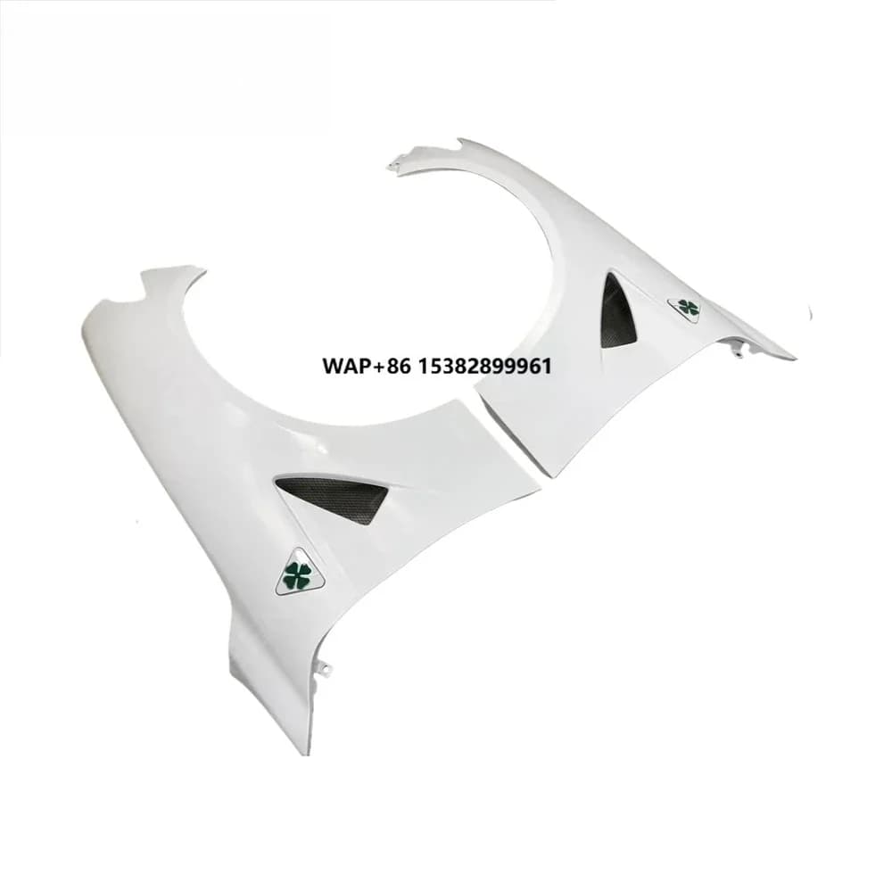GTAM-style Fenders for  Giulia, Fiberglass-style Front Fenders