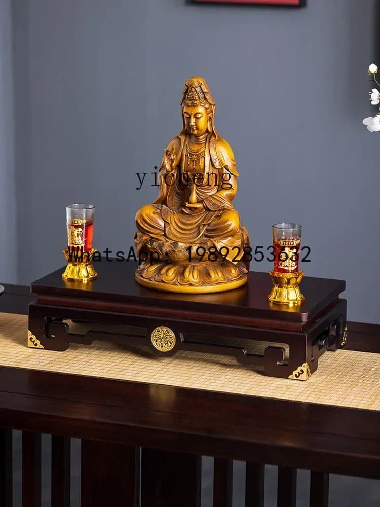X4  table Buddhist platform household incense case base raised Buddha statue small bracket new Chinese casket