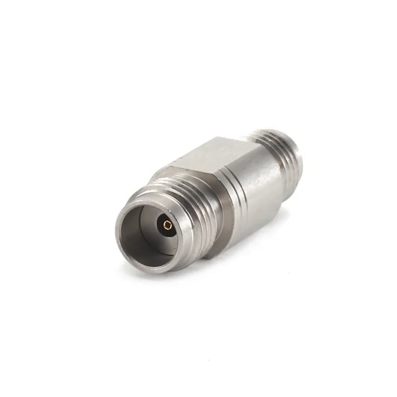For Type 1.85 Female to Type 3.5 Female Adapter, DC0-26.5G, Housing Material: Stainless Steel, 50 Ohm Converter