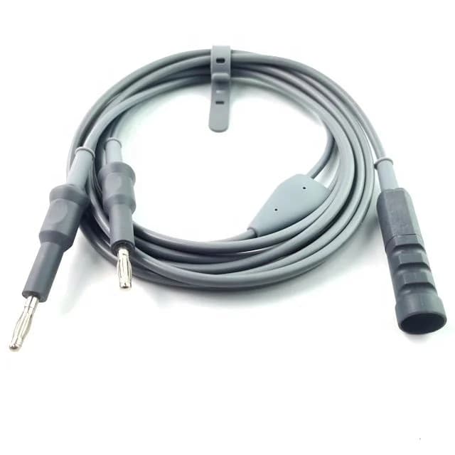 Reusable Universal Bipolar Cable Euro Electrosurgical for Silicone L=3 M