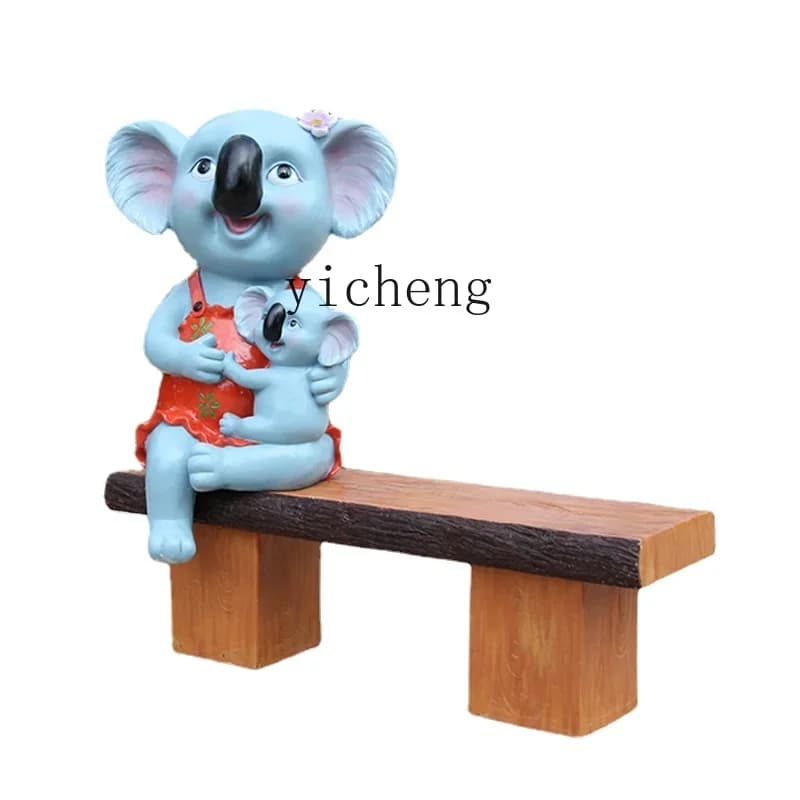 ZZ Zf Cartoon Animal Bench Leisure Shopping Mall Garden Scenic Spot Landscape Cute Animal Bench