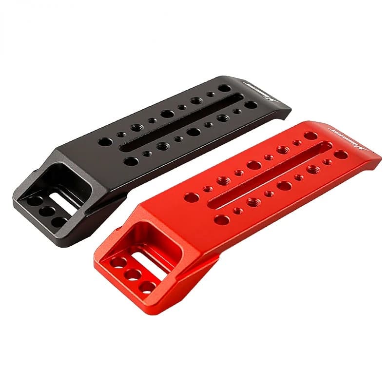 Telescope Dovetail Plate Guide Mirror Accessories Multifunctional Astronomical Telescope Narrow Track Handle 2pcs 1/4 Screws