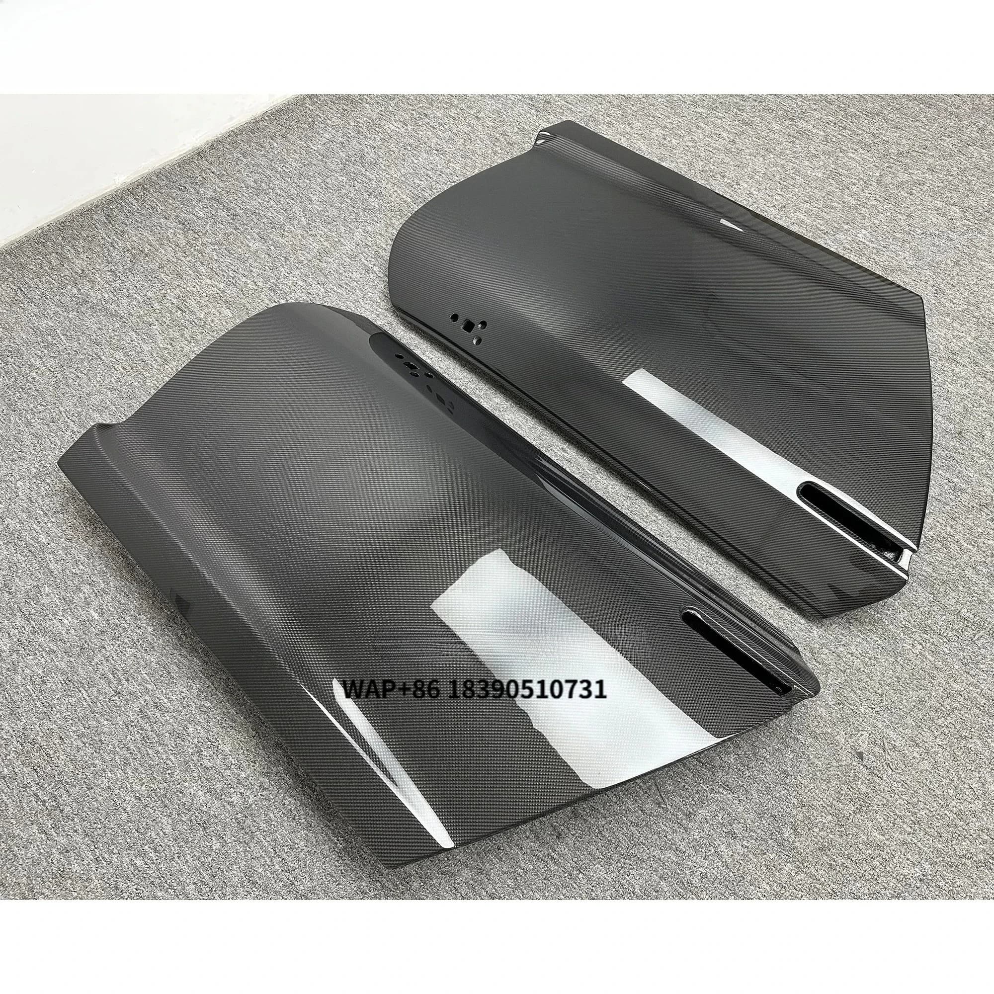 OEM Style Dry Carbon Fiber Door Panel for R35 GTR 2008-2016 Full Carbon Body Kits Car Lightweight Doors Panels Parts