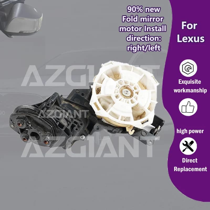 AZGIANT For Lexus LS350 Car Power Folding Unit Mirror Actuator Motor Replacement Part car accessories 12V DC Auto Fold