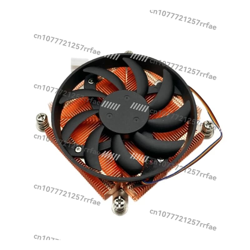 Brand new, ultra-thin 115X/1200/1700 pure copper CPU radiator, desktop, ball silent large air volume fan