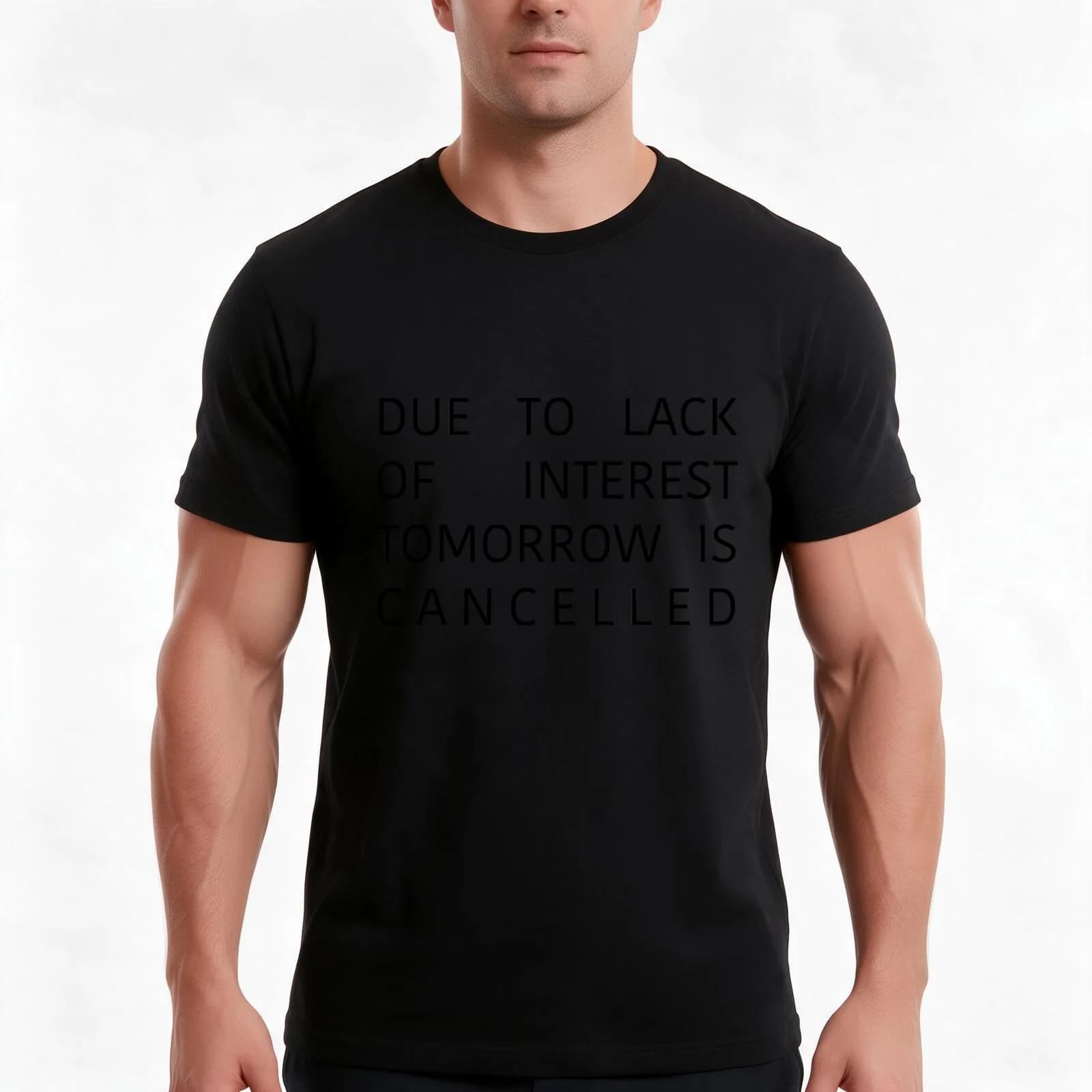 Tomorrow Is Cancelled T-Shirt, Summer Casual Cotton Tee, Oversized Streetwear Tops, Vintage Graphic Print, Unisex Men Women