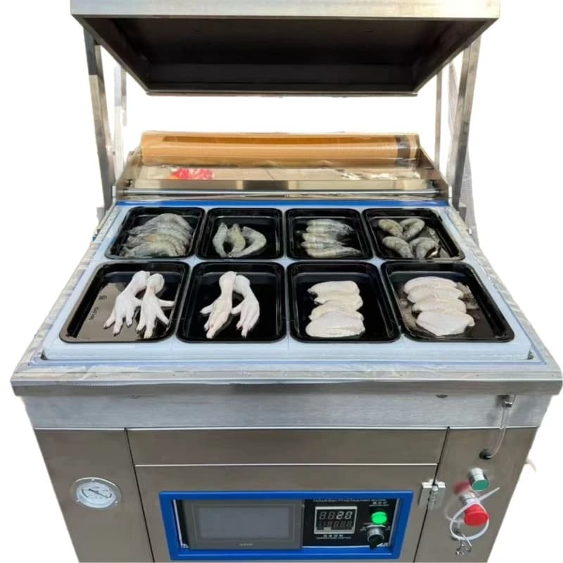 Large automatic vacuum body packaging machine Meat and seafood packaging machine