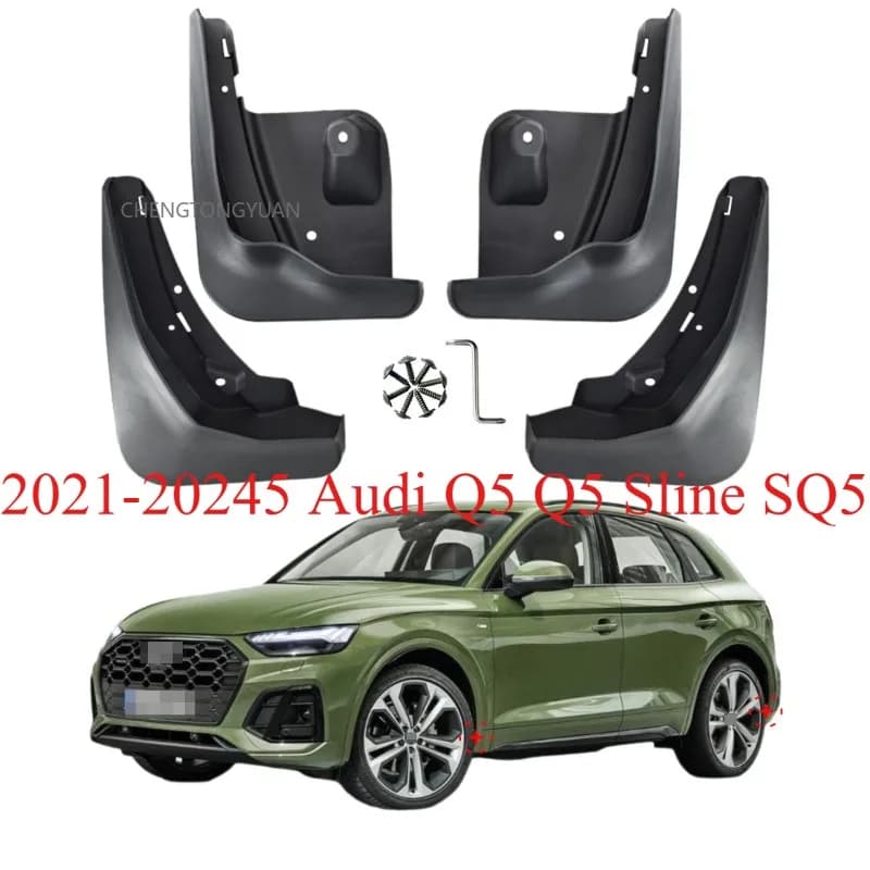 For Audi Q5 Sline SQ5 2021-2025 Mud Flaps Splash Guards Audi Q5 II Mudguards 4pcs 2021-2025