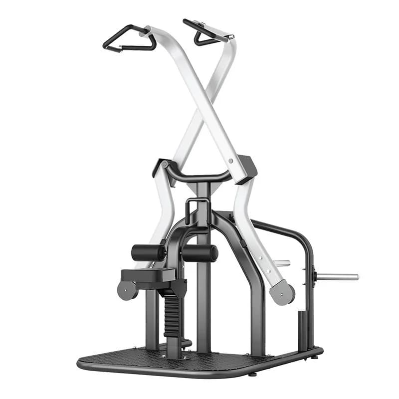 Scissor type back training equipment double track cross high pull back trainer gym high pull back trainer