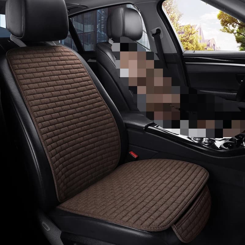 Universal Flax Car Seat Protect Cushion Automobile Seat Cover Styling Ccar Pad Seat Covers Protection Pad Interior Accessories