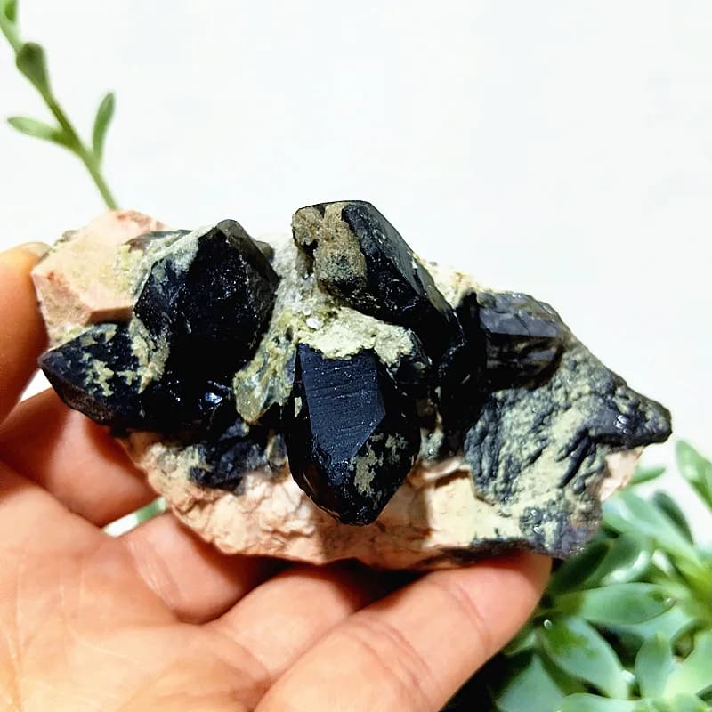 Natural Smoky Black Quartz Crystal Shinning Raw Stone Mineral Specimen Room Decor Rare Crystals Gemstones Powerful Energy Chakra