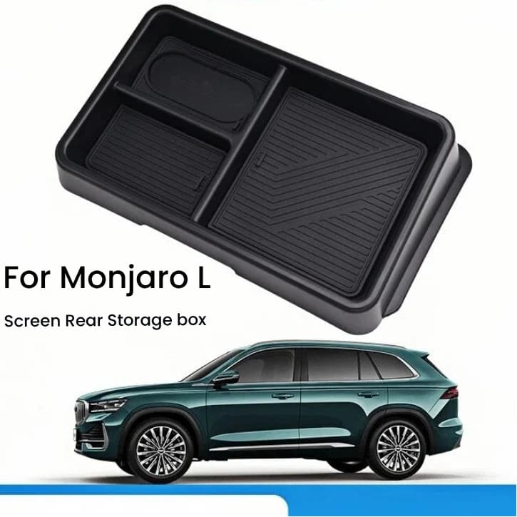 Suitable for 2025 Geely Monjaro L central control screen rear storage box car supplies storage box